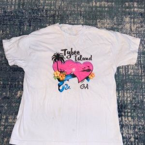 Tybee Island kids t-shirt size L.